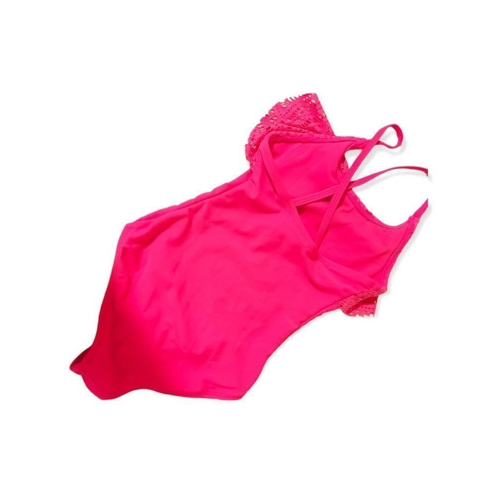 One Piece Swimsuit xs pink little girl 4T - Picture 4 of 6